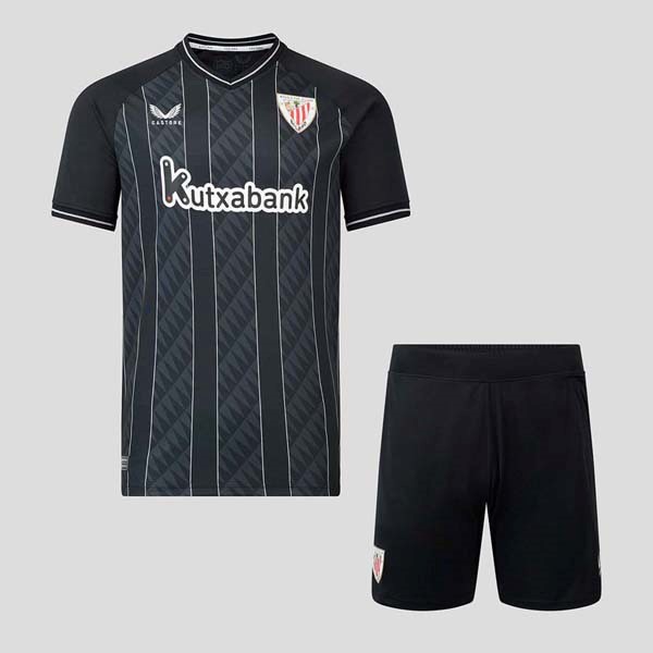 Maglia Athletic Bilbao Portiere Bambino 23/24 Negro